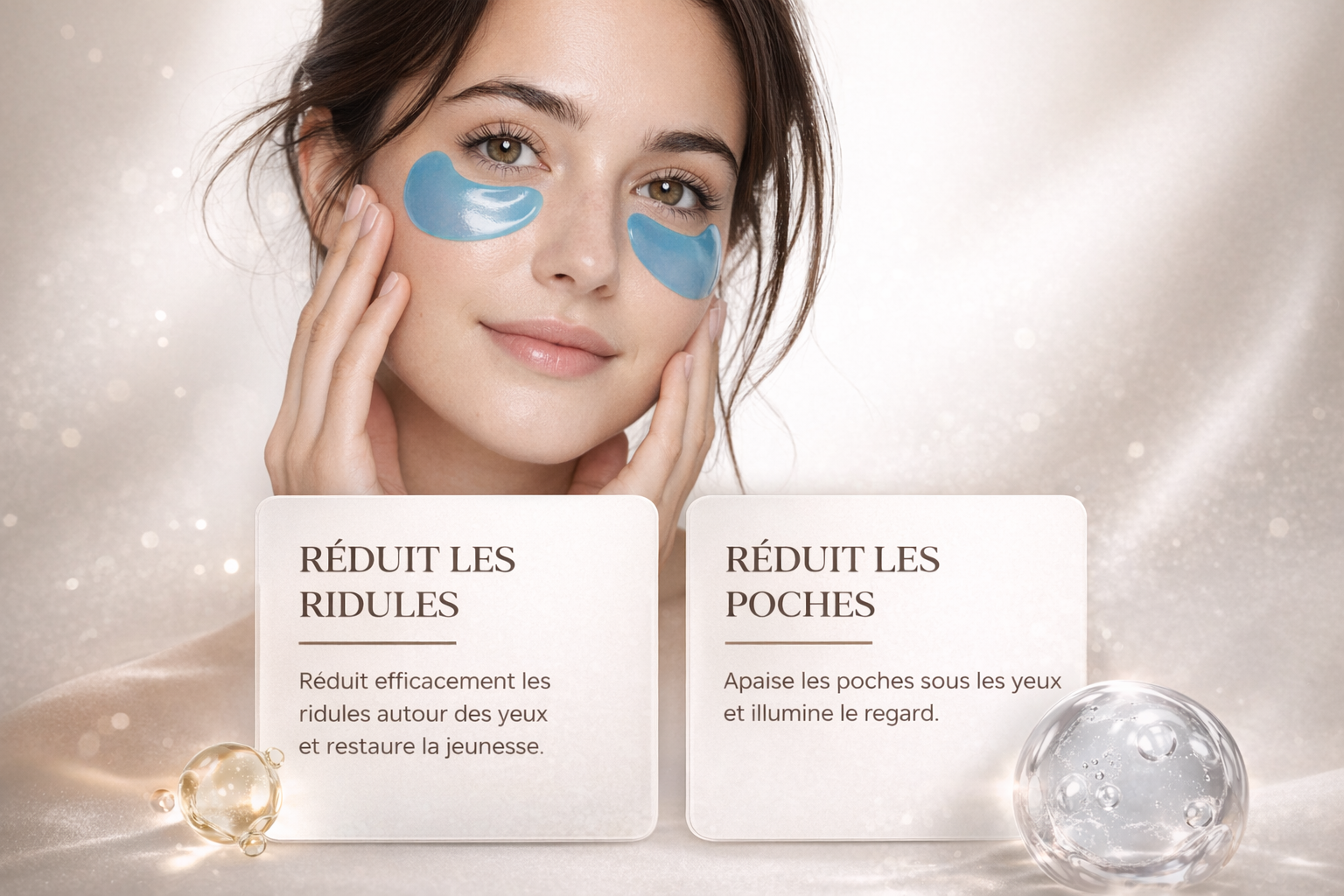 Patchs Contour des Yeux au Rétinol Hydratants et Anti-Rides