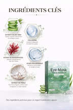 Patchs Gel Aloe Vera Contour des Yeux Anti Cernes, Poches et Anti-Âge