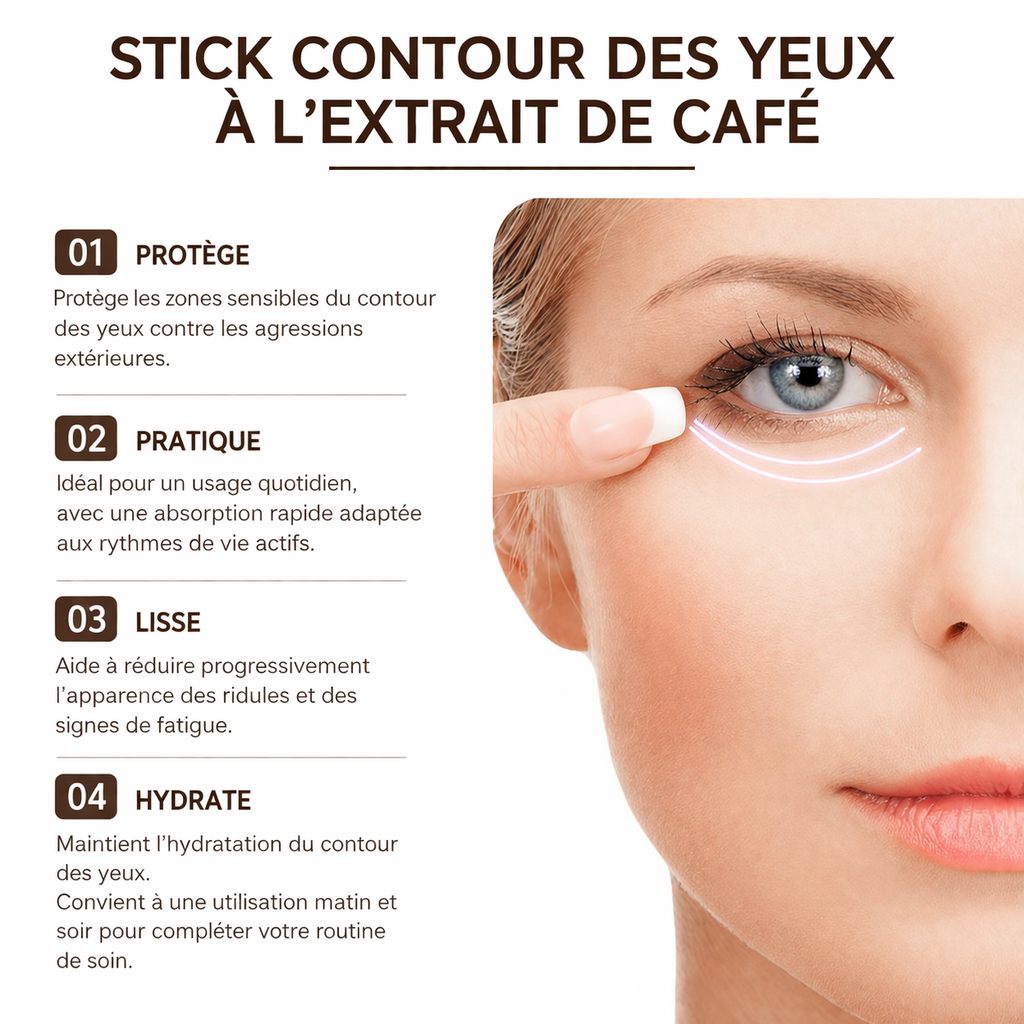 Stick Contour des Yeux Caféine