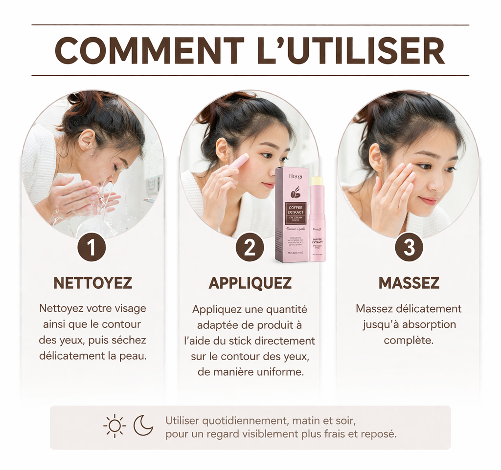 Stick Contour des Yeux Caféine